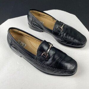 San Remo Leather Women’s Shoes Loafer Size 12 M,Black,Comfort